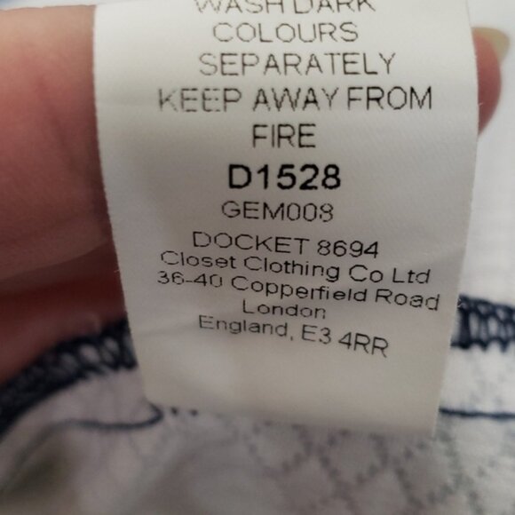 Closet London 50's silhouette sleeveless tropical print midi dress size 10 - Picture 9 of 11